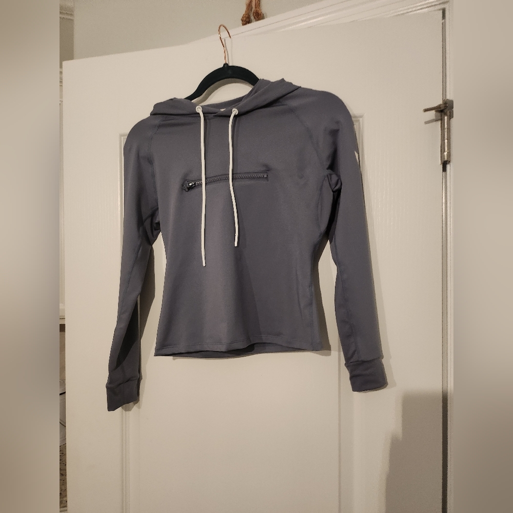 Firm Abs cropped hoodie size medium